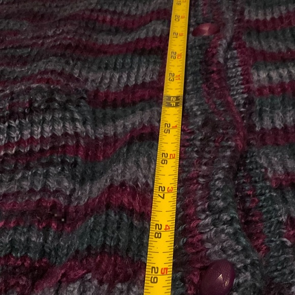 HANDKNITTED button up CARDIGAN ,, - Picture 11 of 12